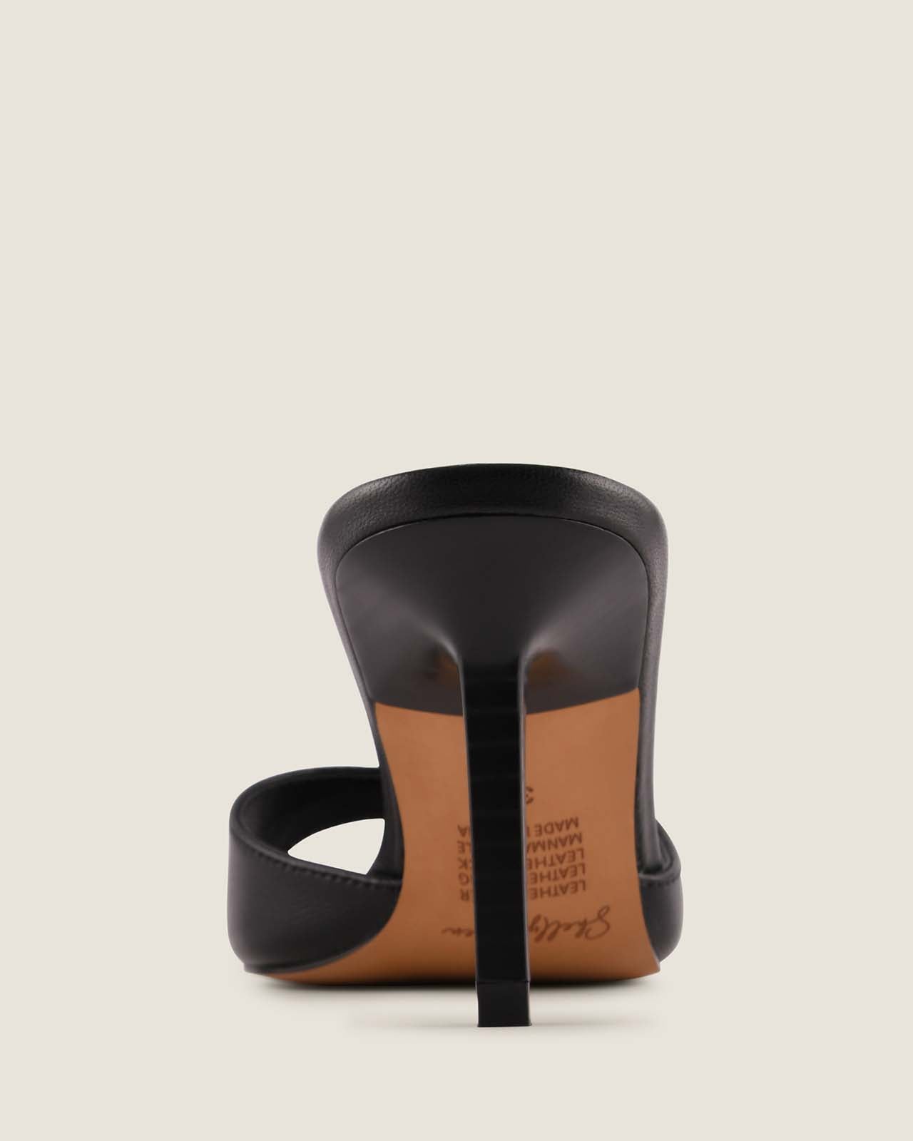 Back of black heel 