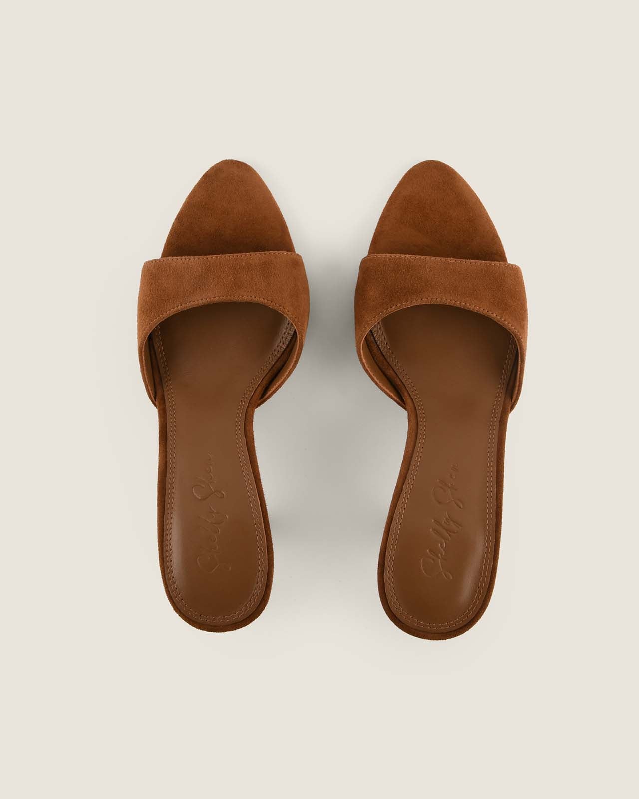 Addison High Sandal Tan Suede