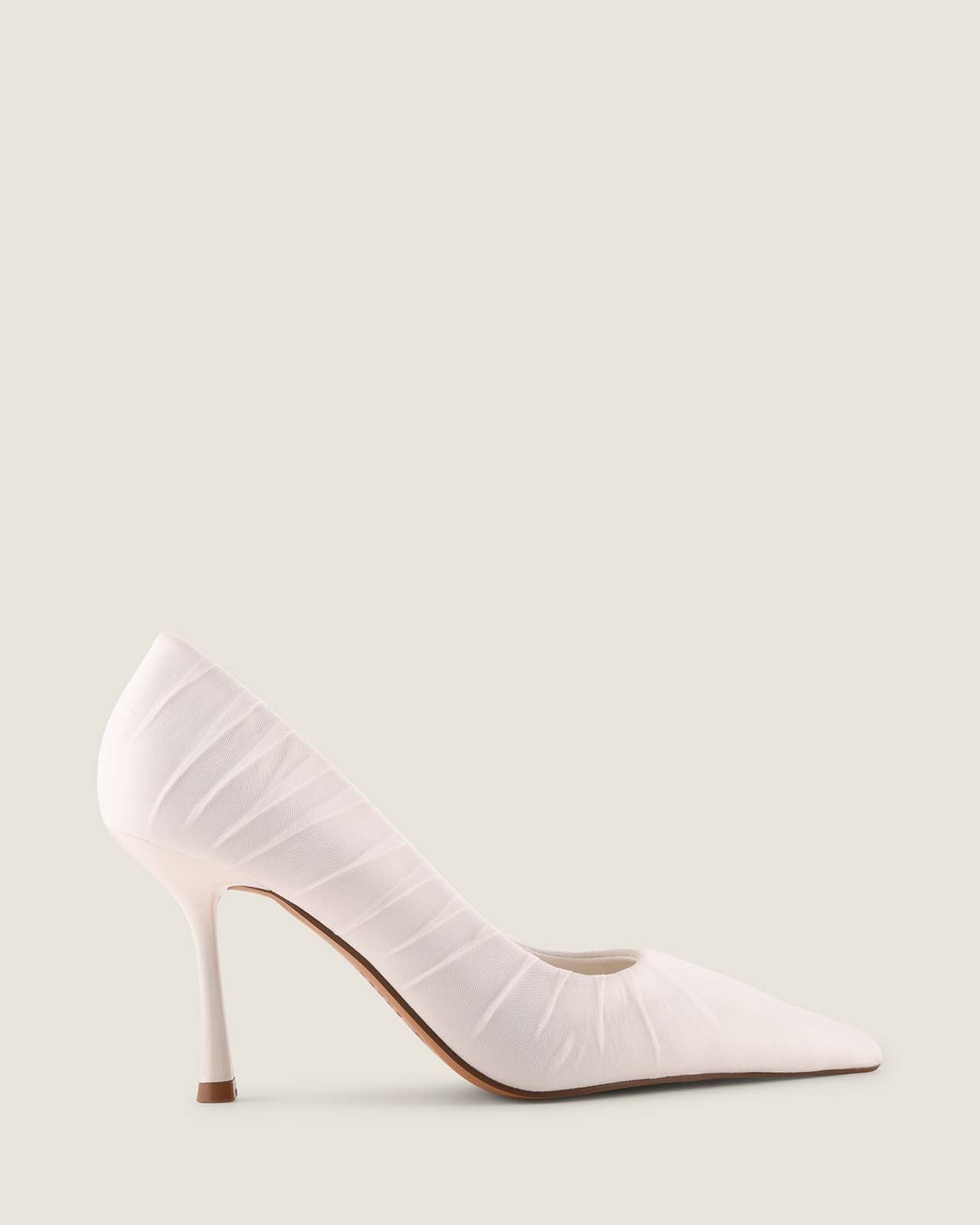 Allegra High Heel Pump White