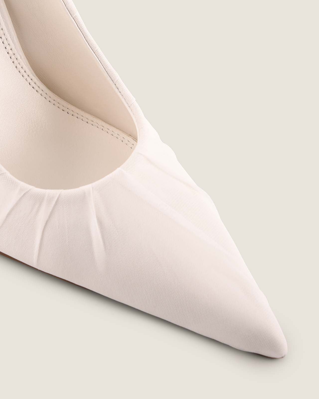 Allegra High Heel Pump White