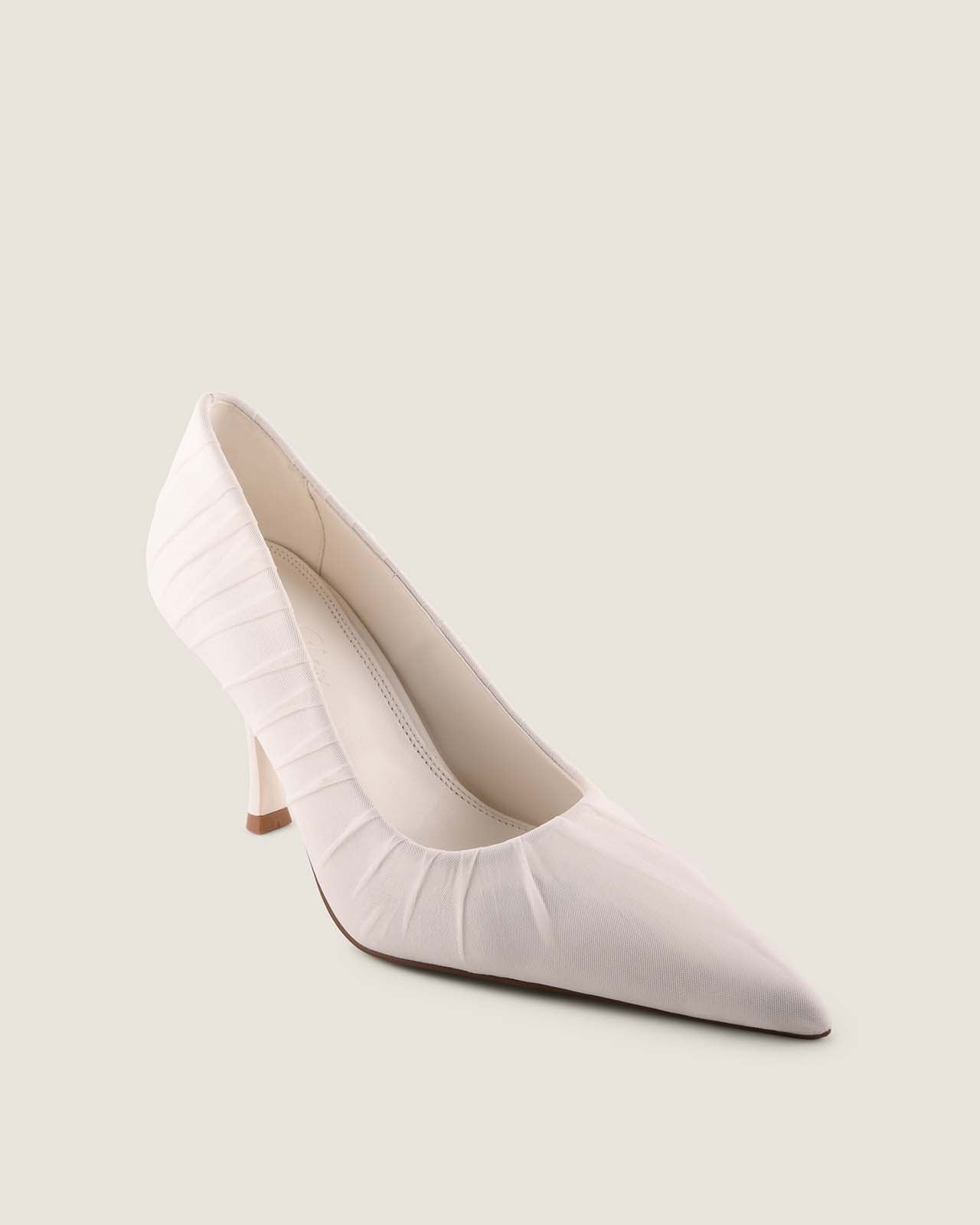 Allegra High Heel Pump White