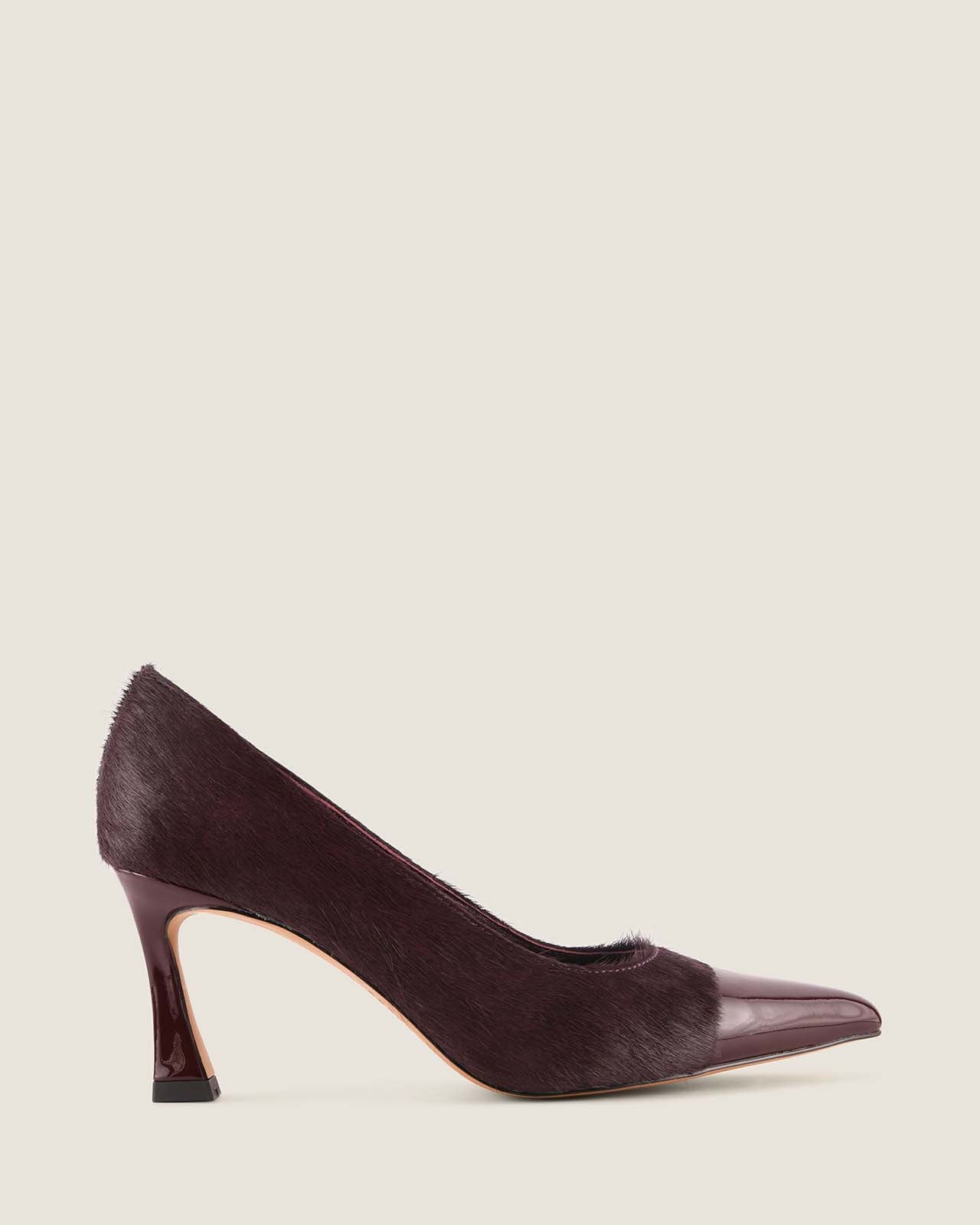 Aster High Heel Pump Burgundy