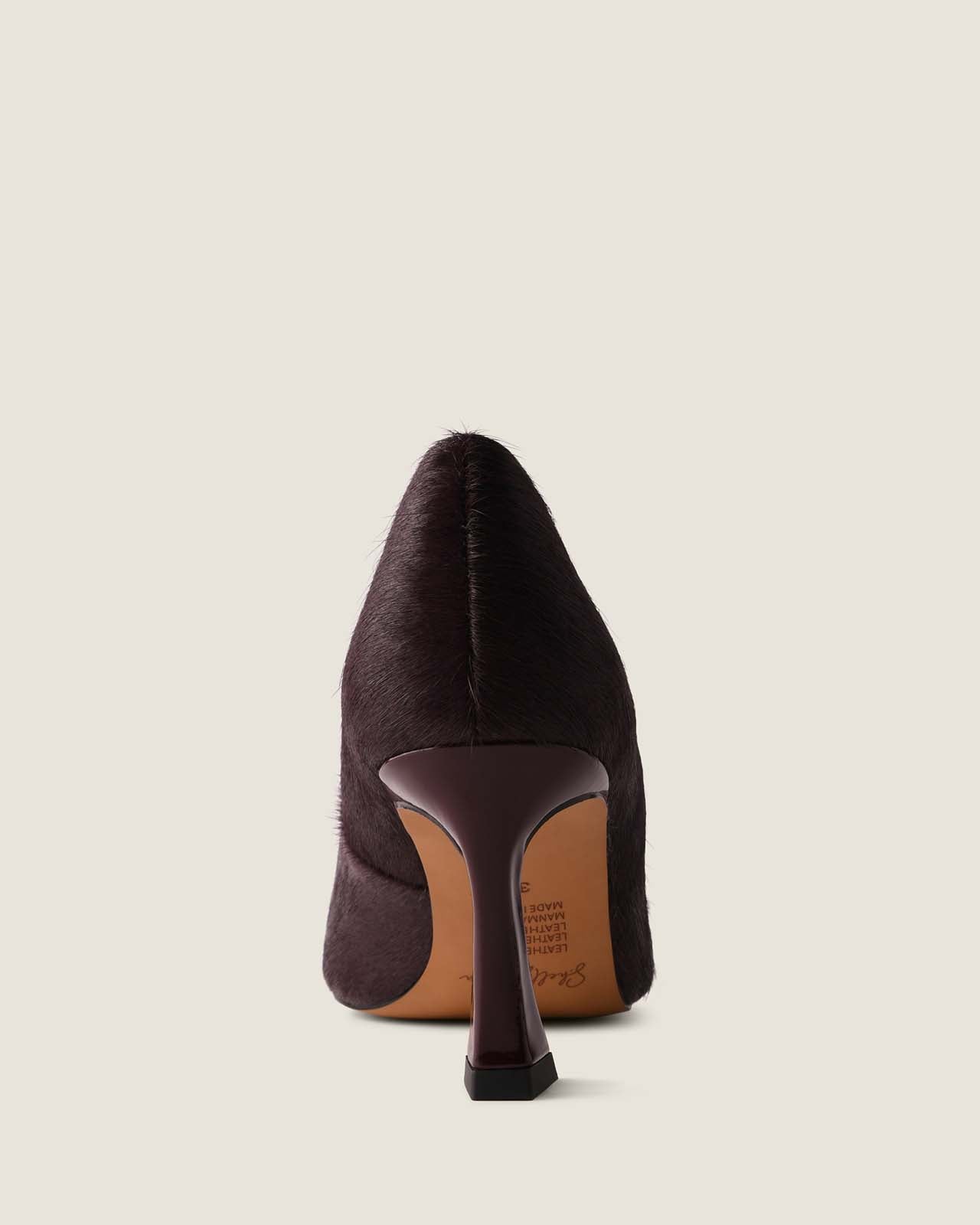 Aster High Heel Pump Burgundy