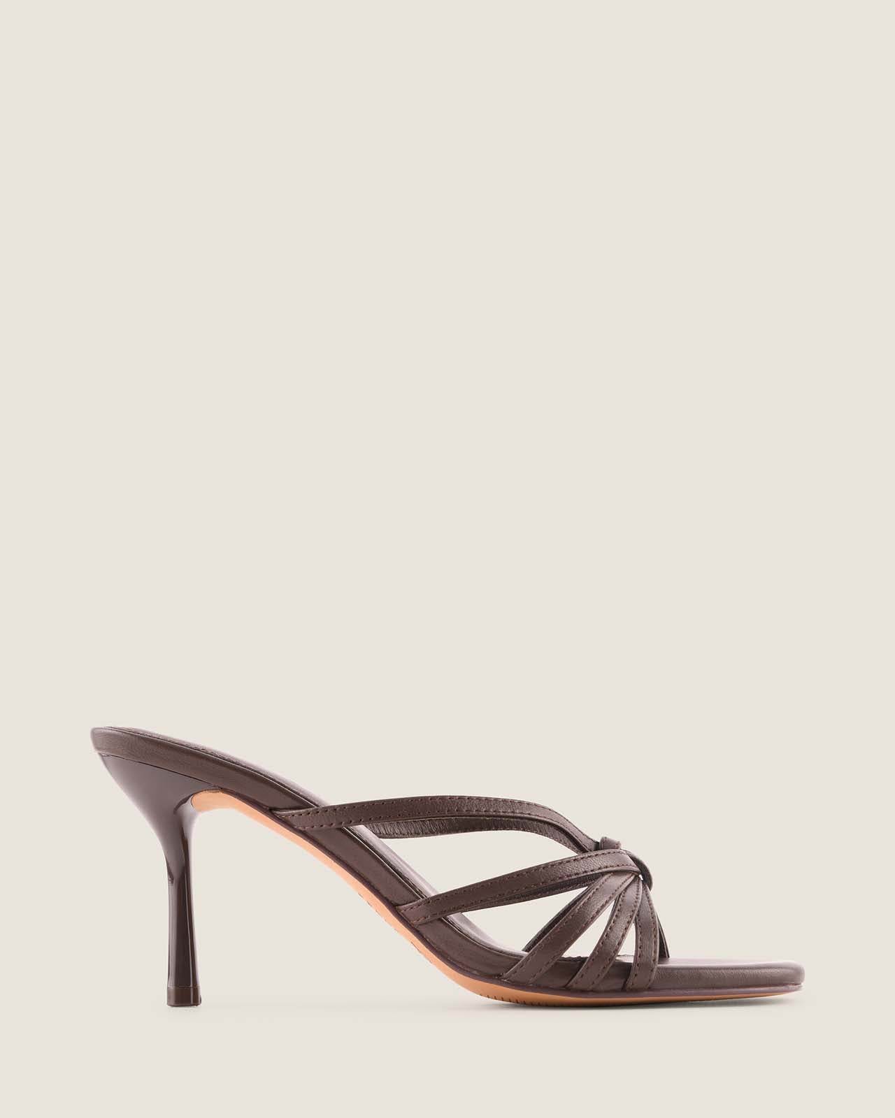 Birdie High Sandal Brown Leather