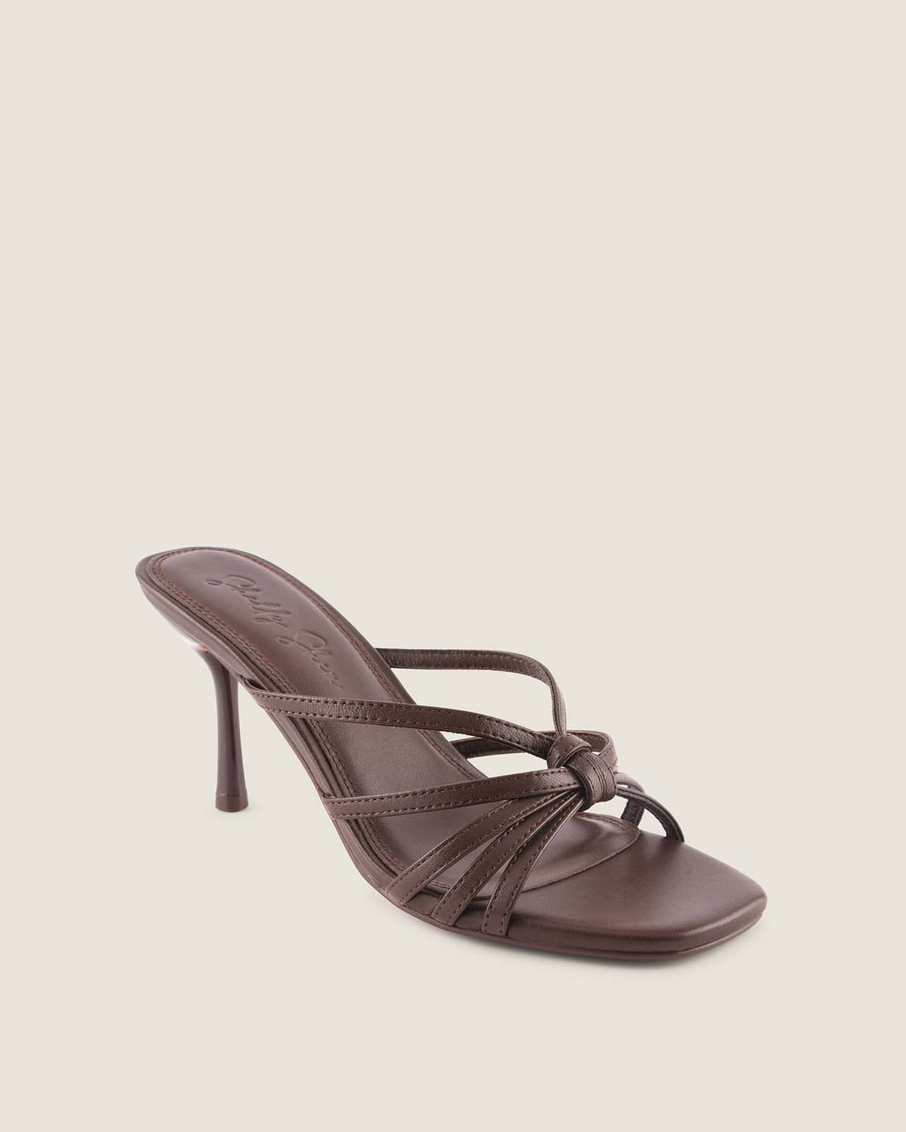 Birdie High Sandal Brown Leather