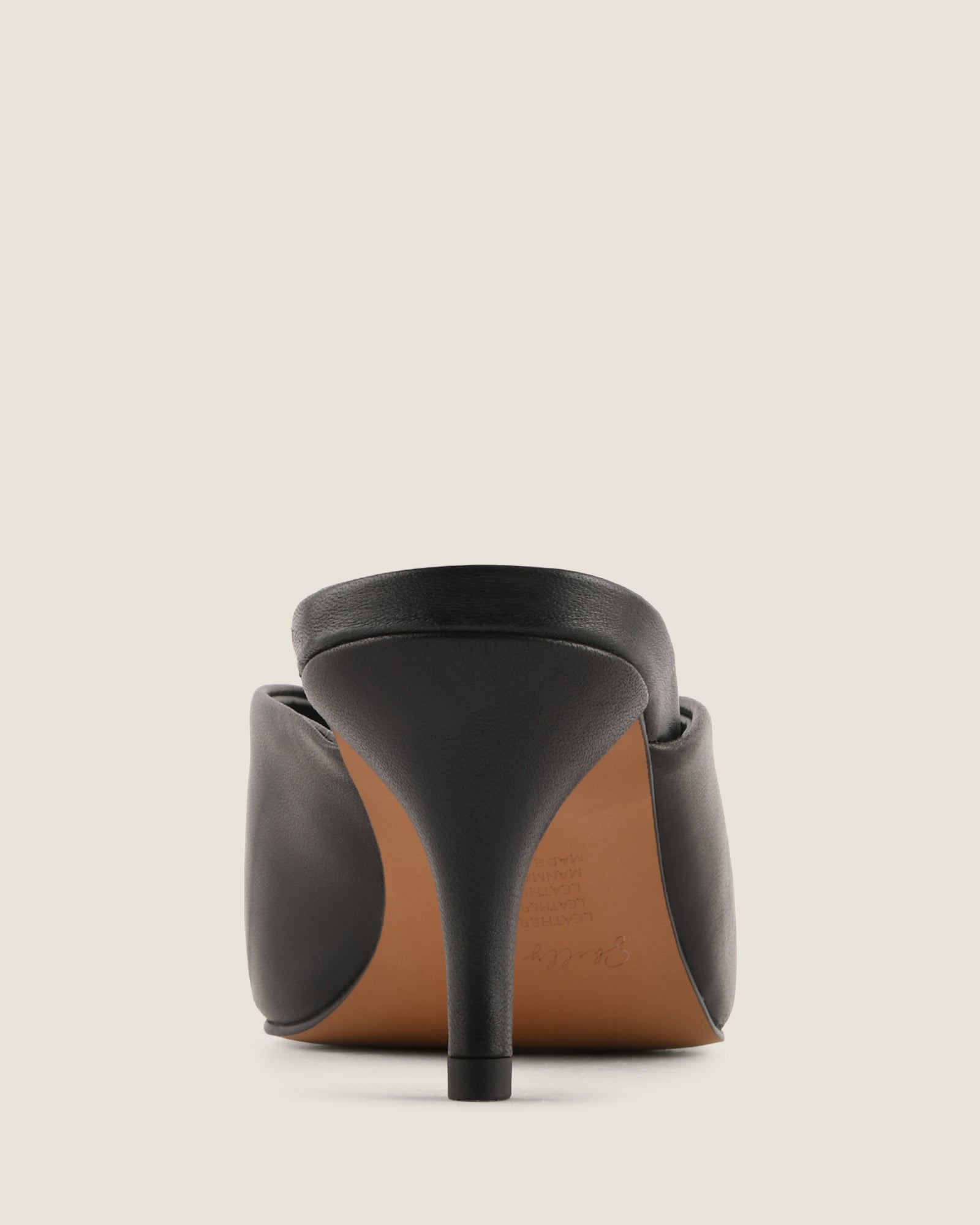 BLAKE LOW HEELS BLACK LEATHER