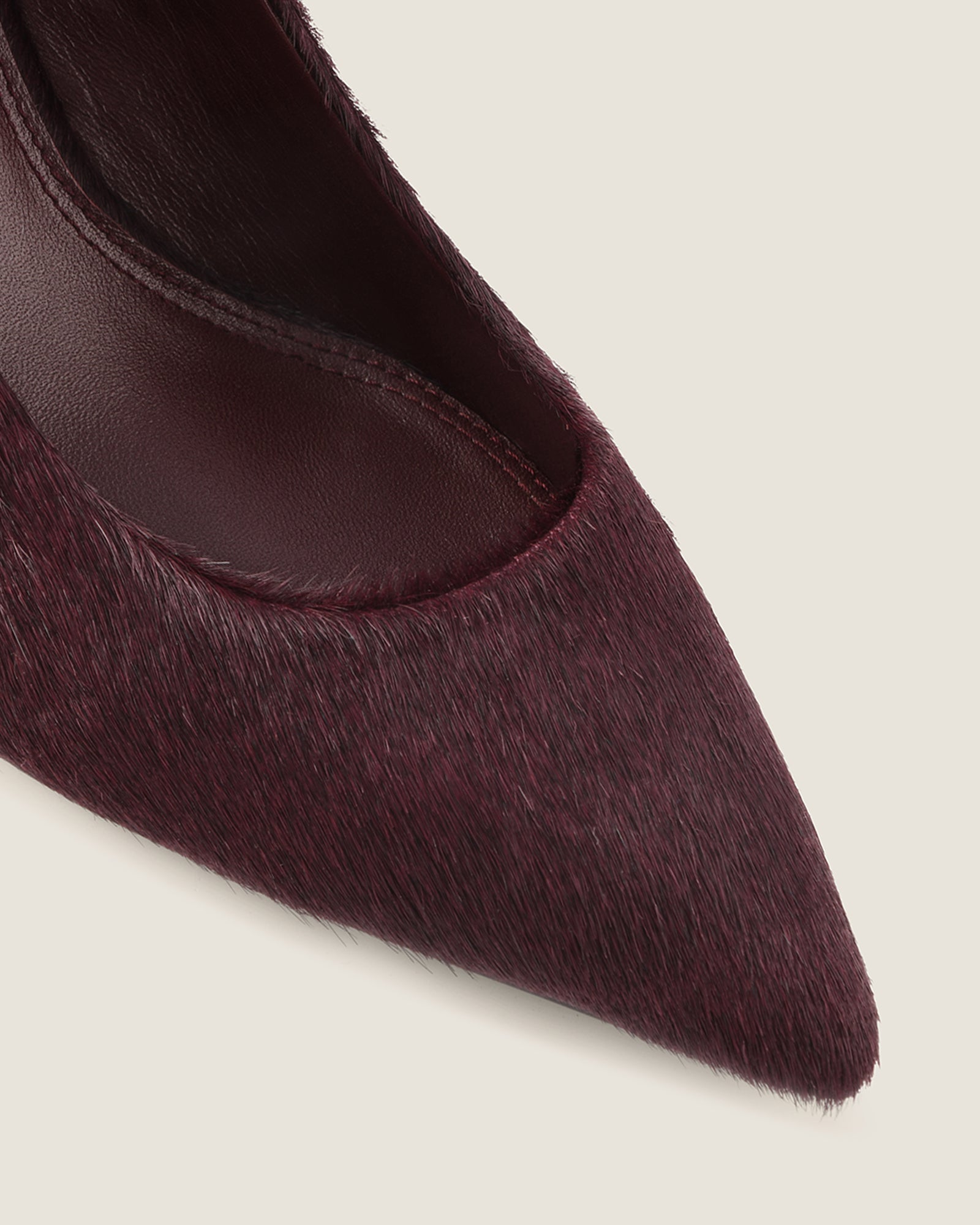 BRADY HIGH HEEL PUMPS BURGUNDY