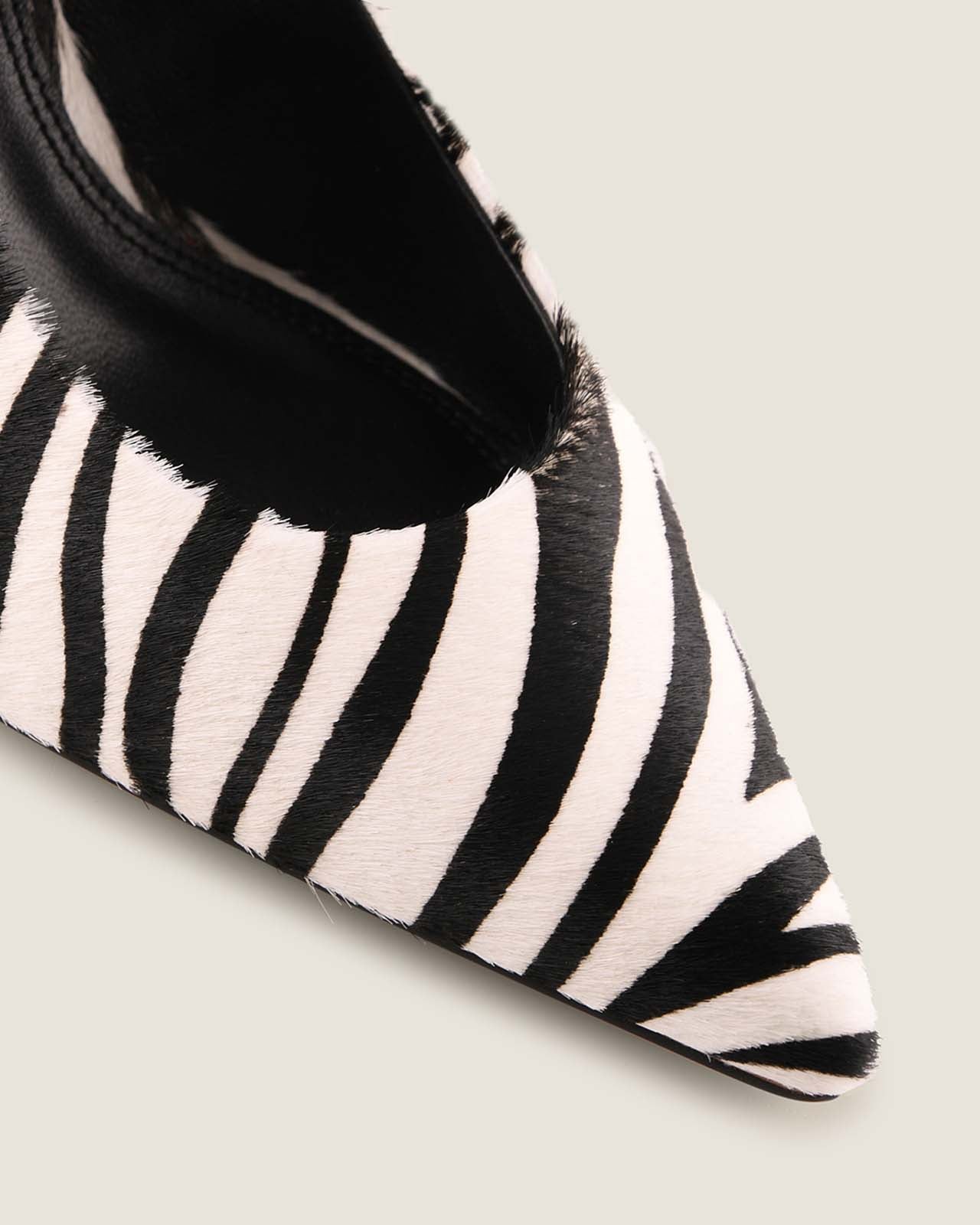 Brady High Heel Pump Zebra
