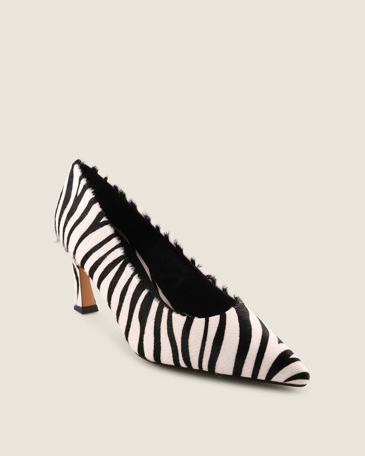 Brady High Heel Pump Zebra