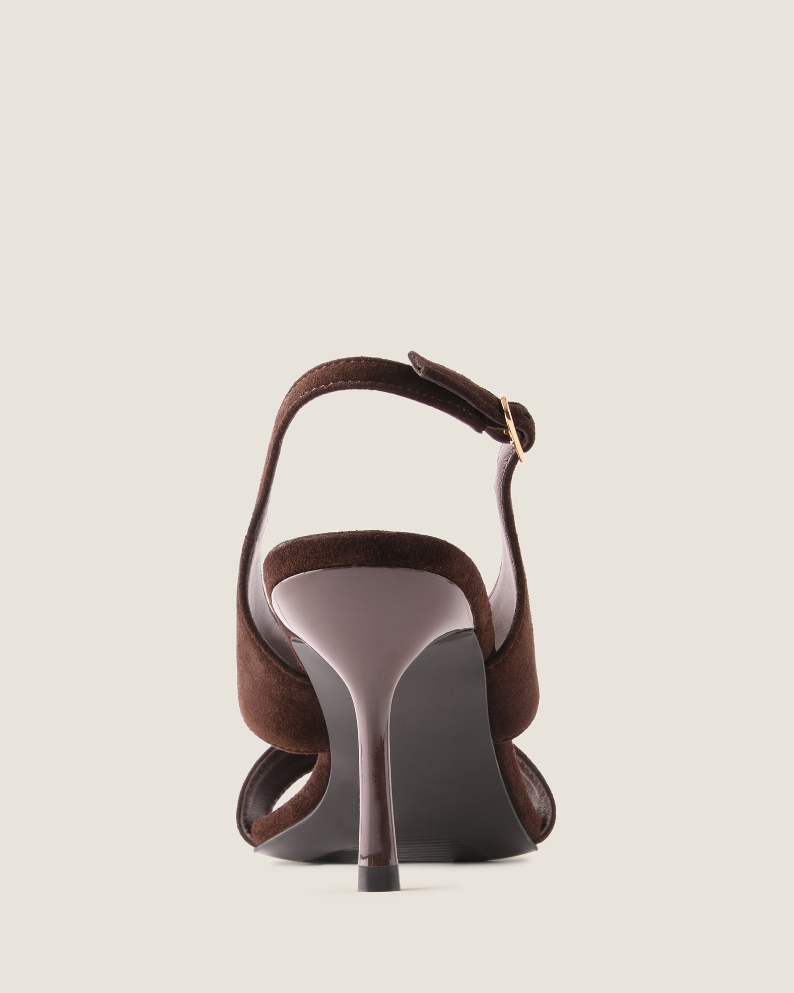 BRONTE HIGH SANDALS BROWN SUEDE