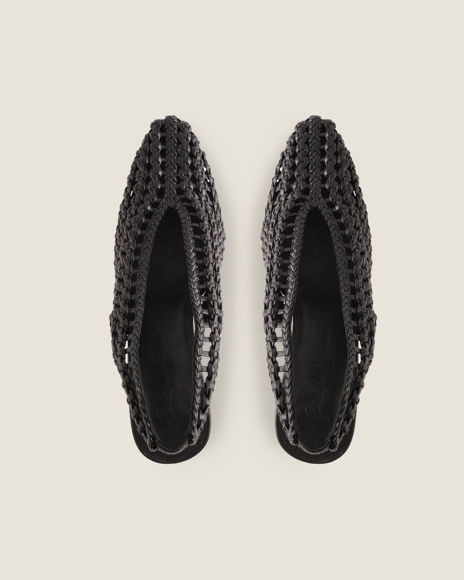 IRIS HIGH HEELS BLACK LEATHER