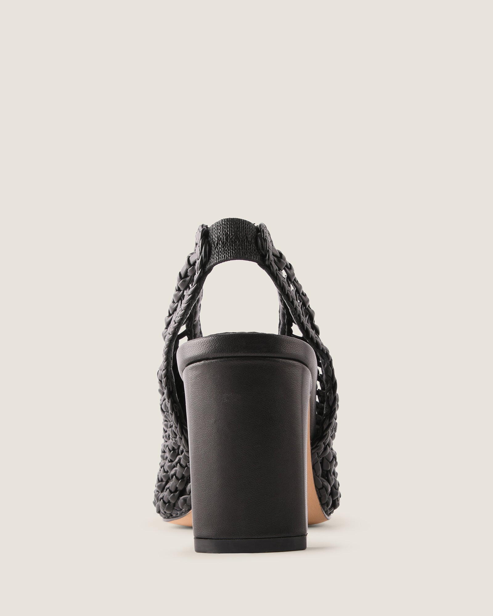 IRIS HIGH HEELS BLACK LEATHER