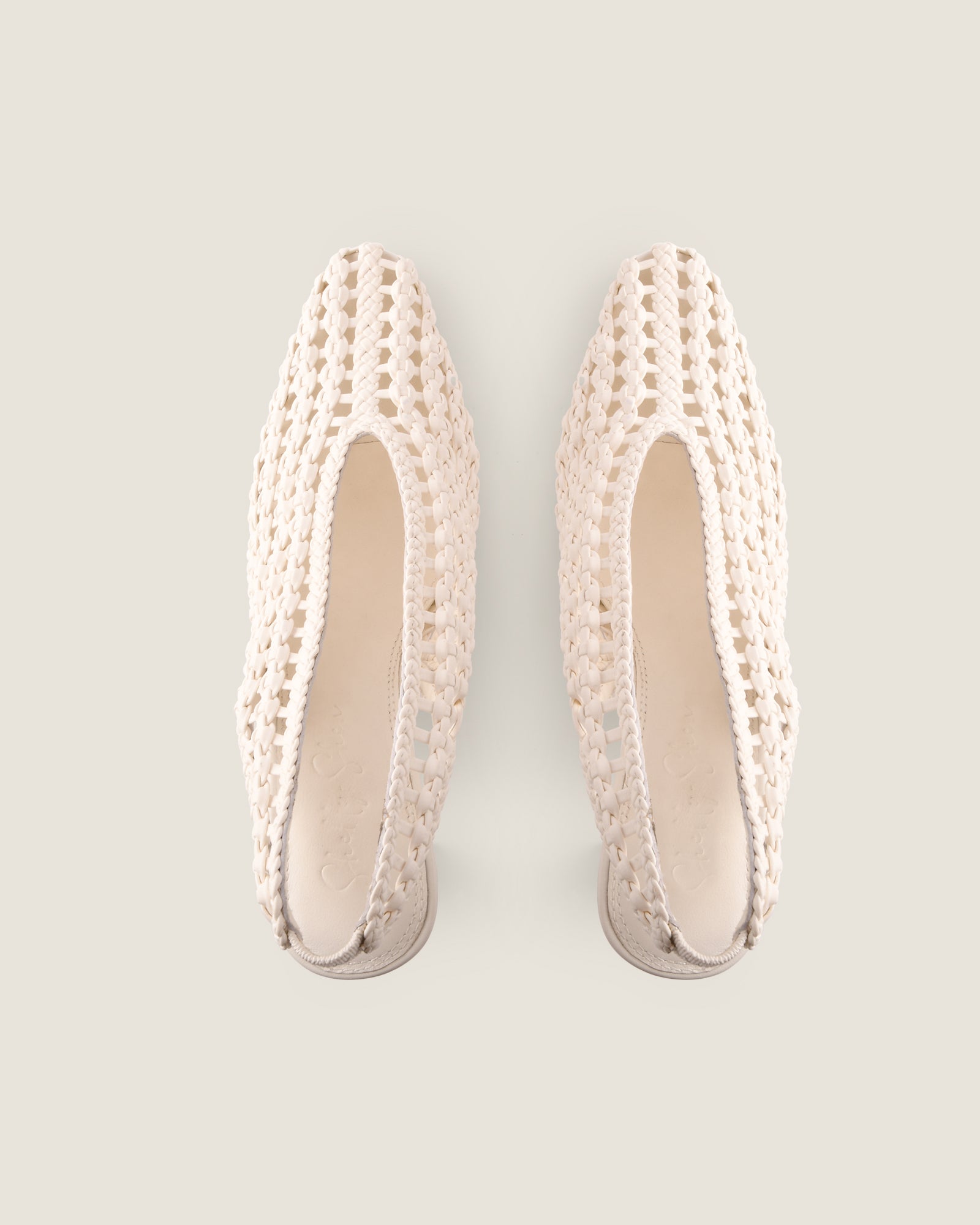 IRIS HIGH HEELS WHITE LEATHER