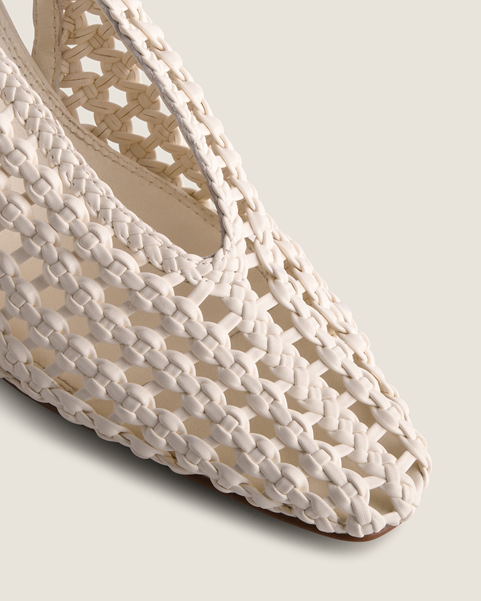 IRIS HIGH HEELS WHITE LEATHER
