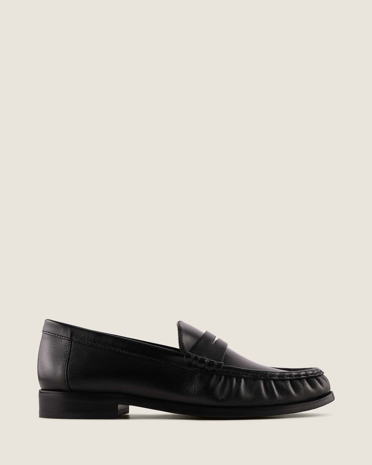 LOUDI LOAFERS BLACK LEATHER
