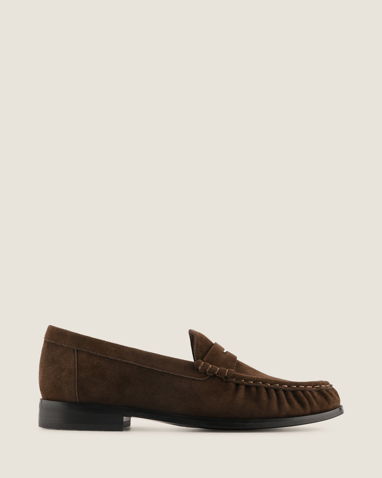 LOUDI LOAFERS BROWN SUEDE