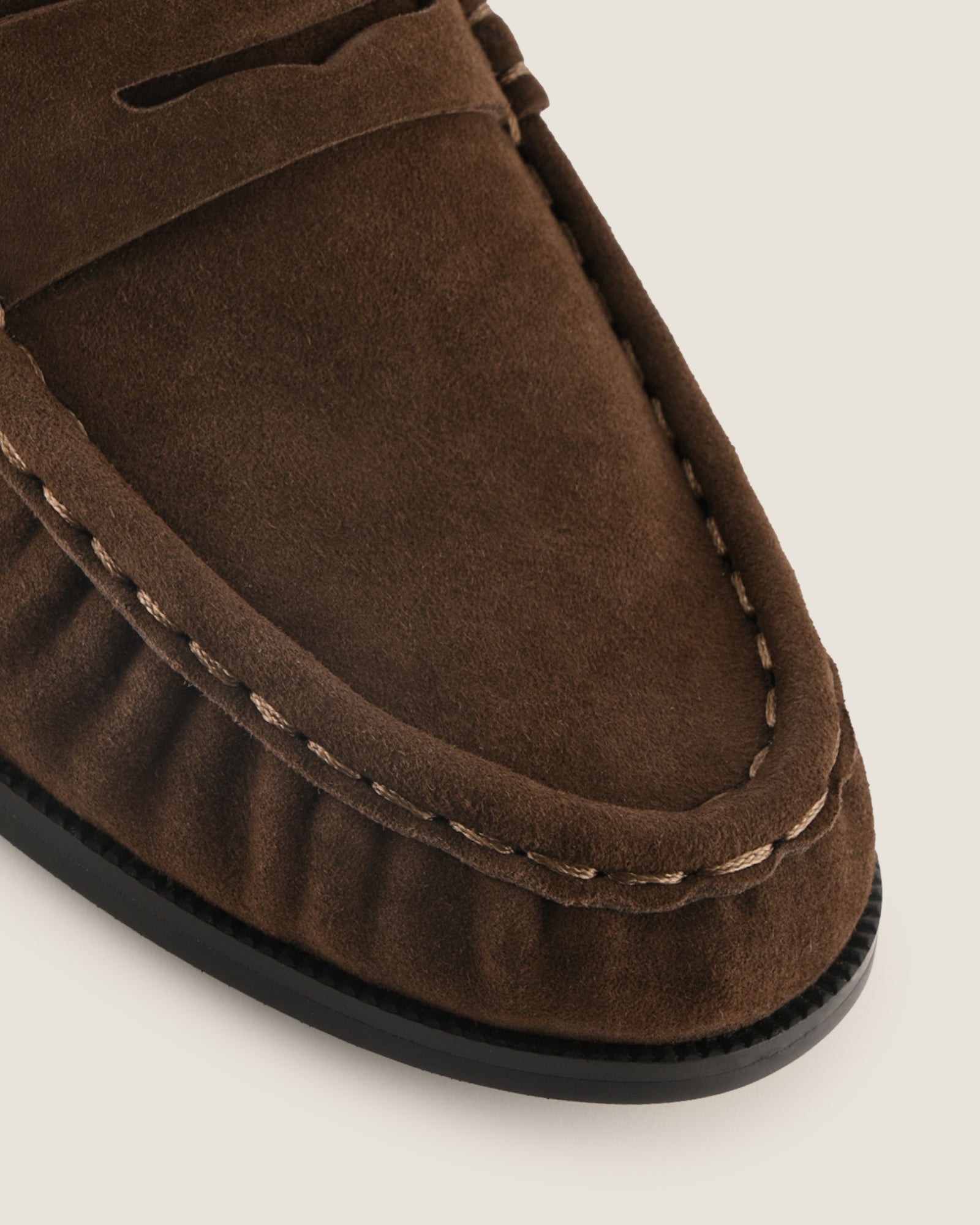 LOUDI LOAFERS BROWN SUEDE