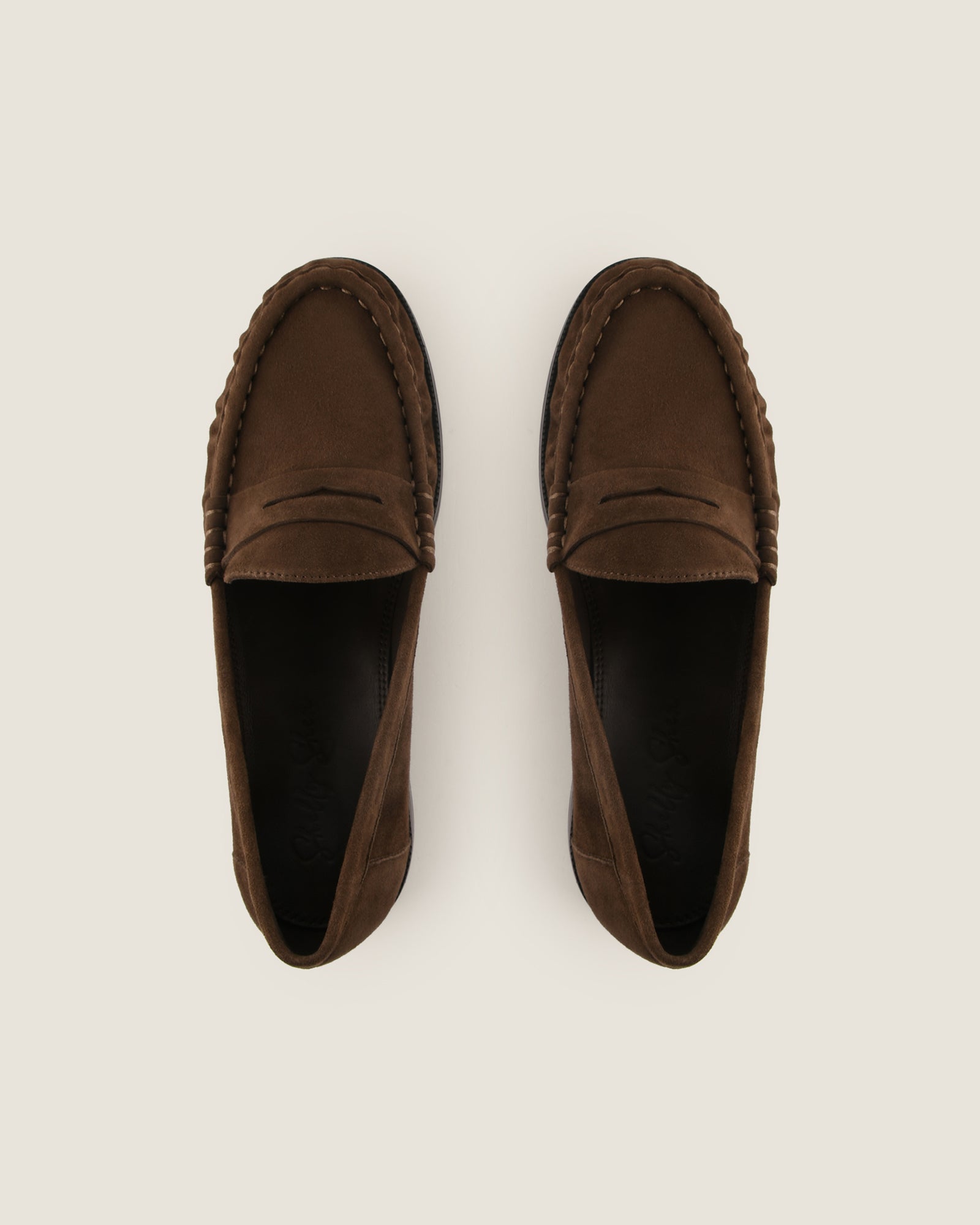 LOUDI LOAFERS BROWN SUEDE