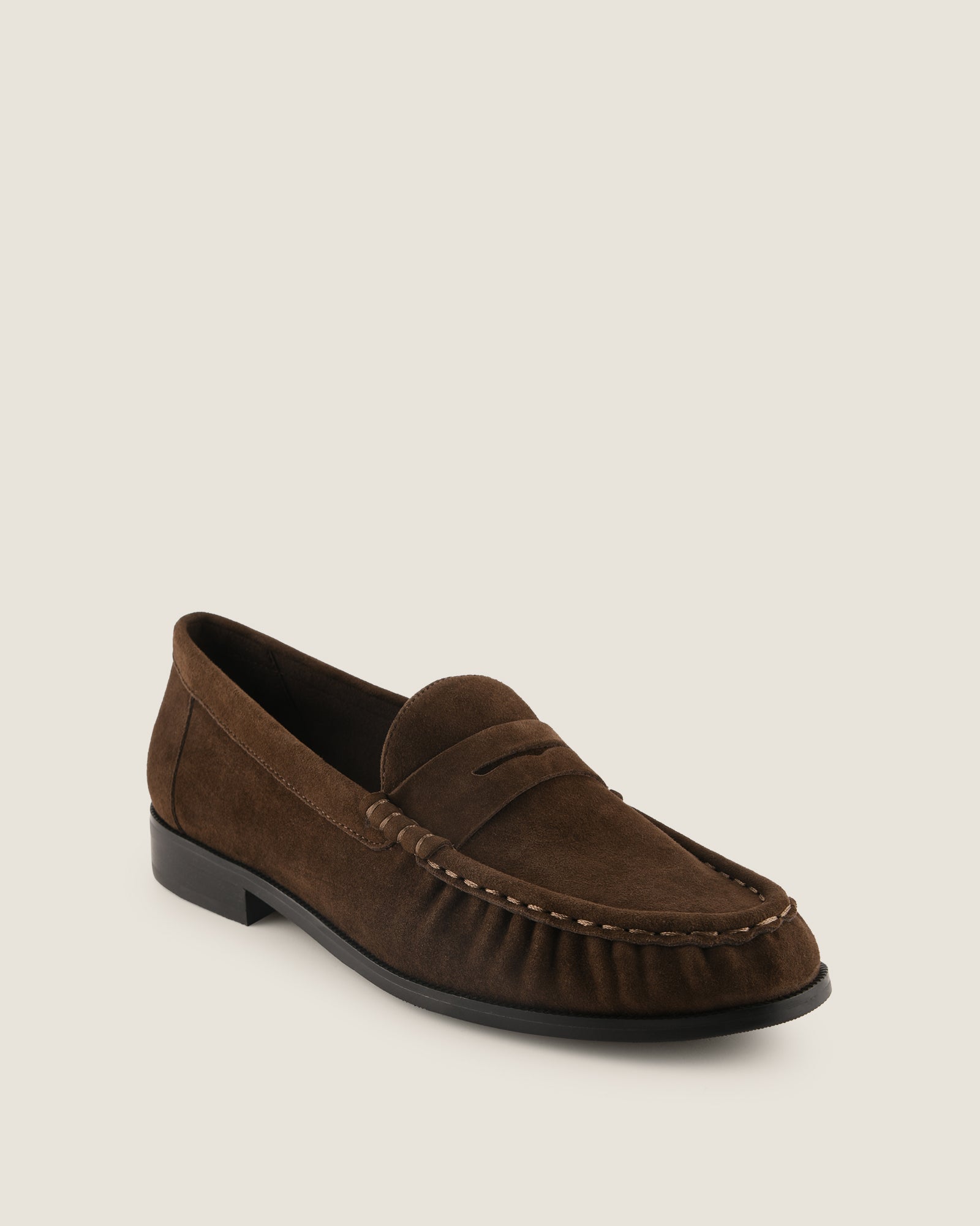 LOUDI LOAFERS BROWN SUEDE