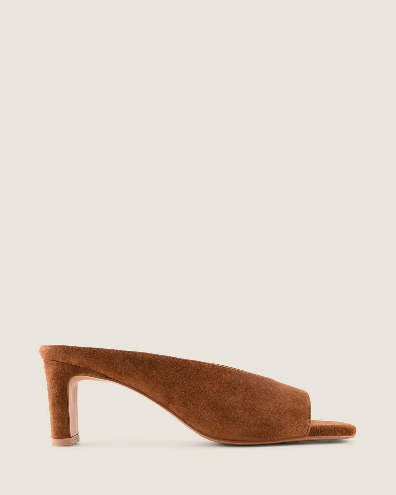 LUELLA HIGH SANDALS TAN SUEDE