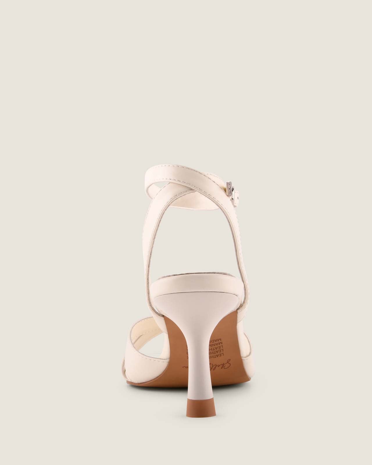MALI HIGH SANDALS WHITE LEATHER