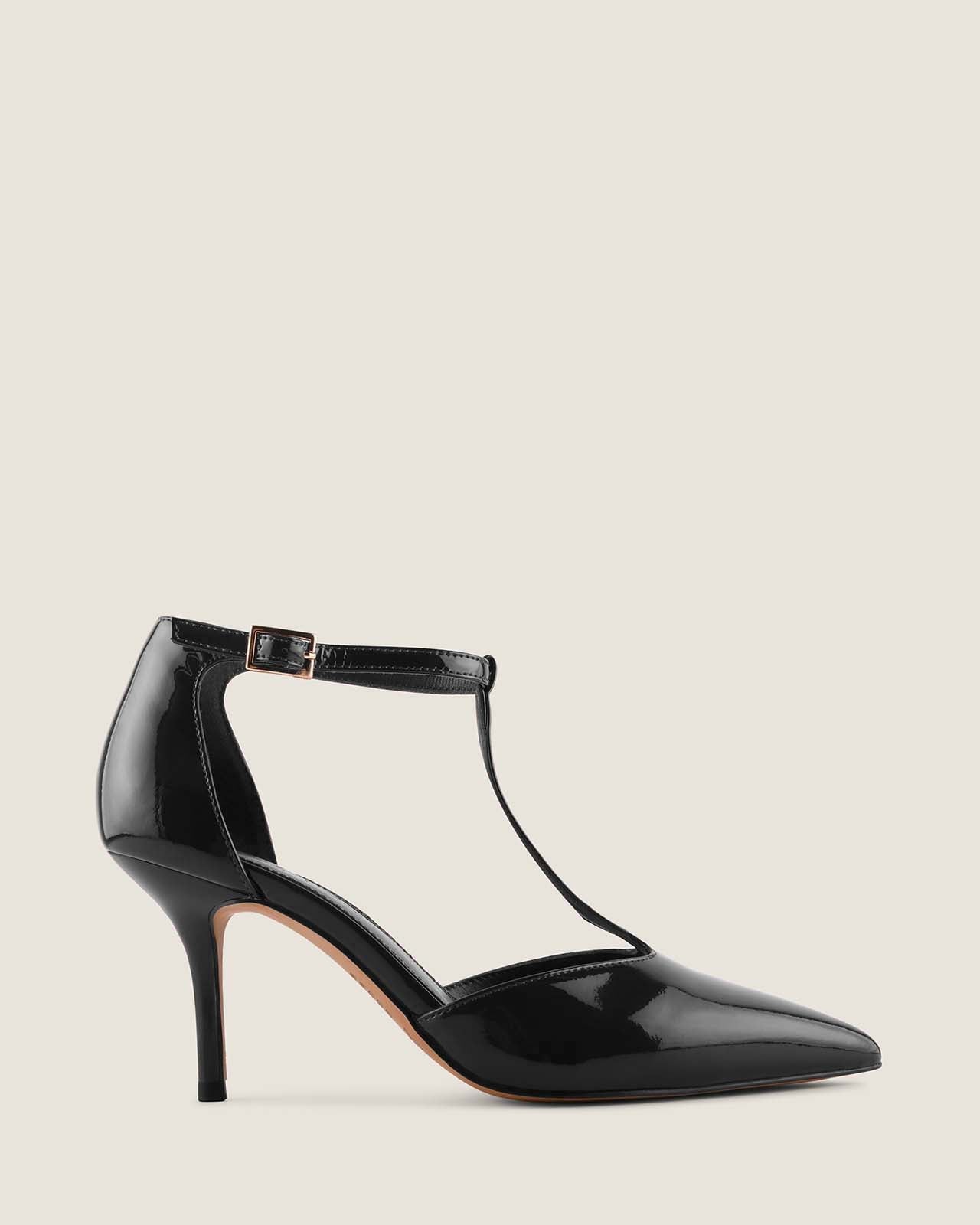 MAVEN HIGH HEELS BLACK PATENT
