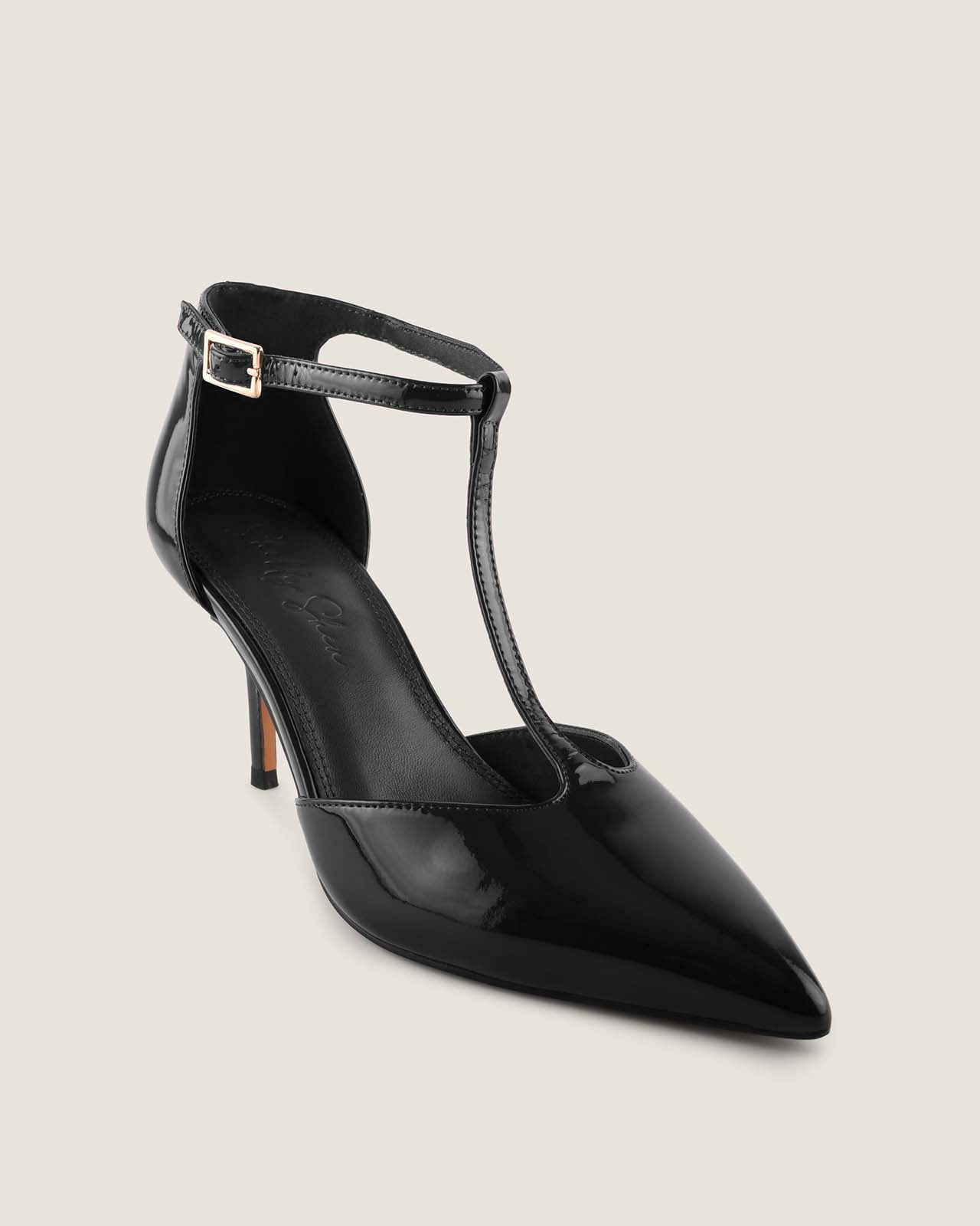 MAVEN HIGH HEELS BLACK PATENT