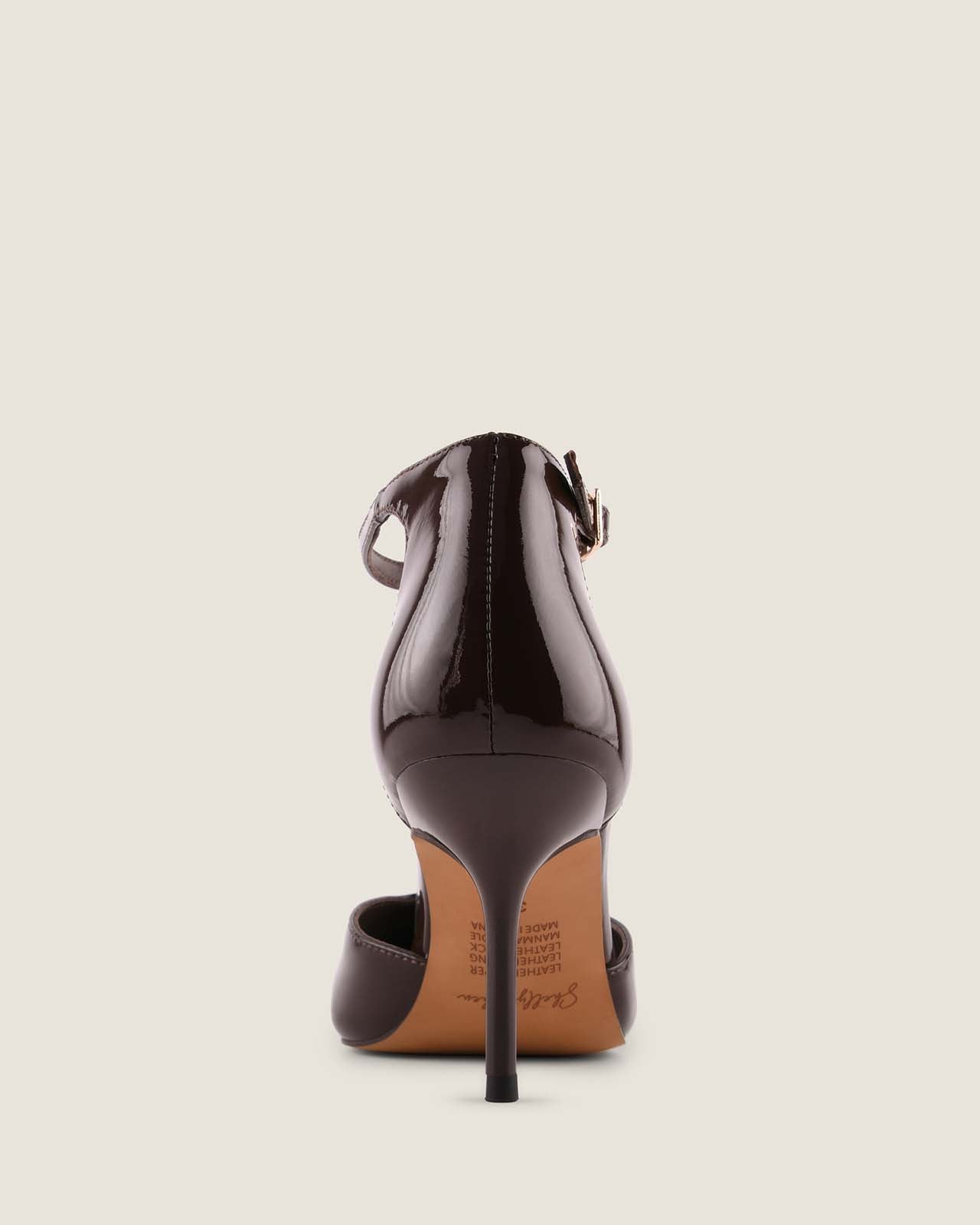 MAVEN HIGH HEELS BROWN PATENT