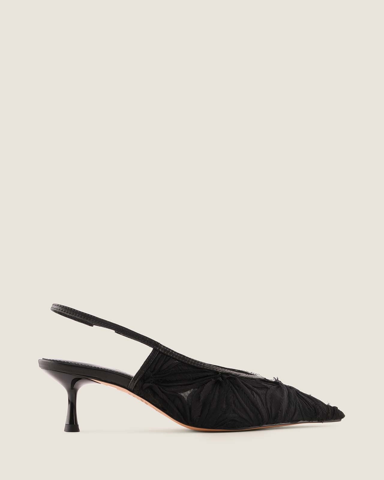 MISHA LOW HEELS BLACK