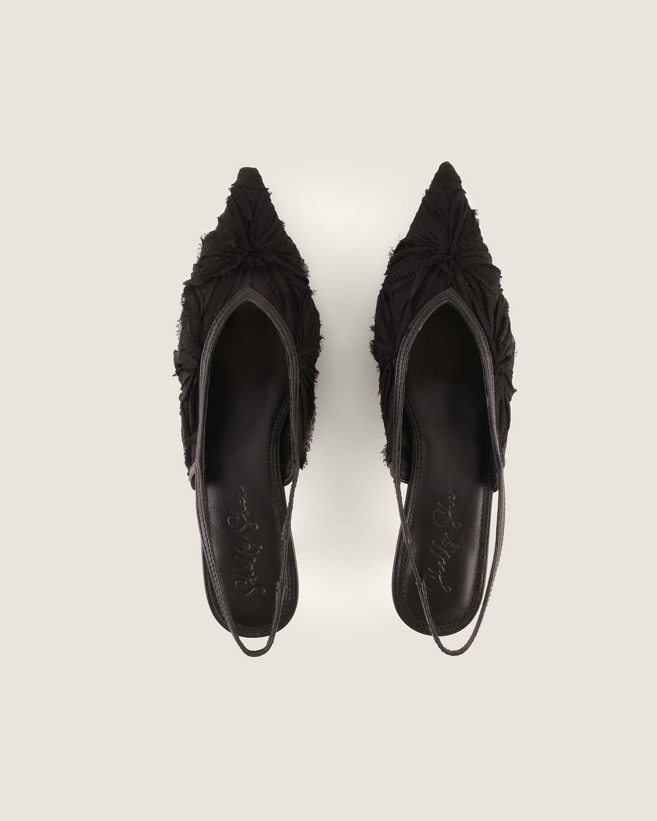 MISHA LOW HEELS BLACK