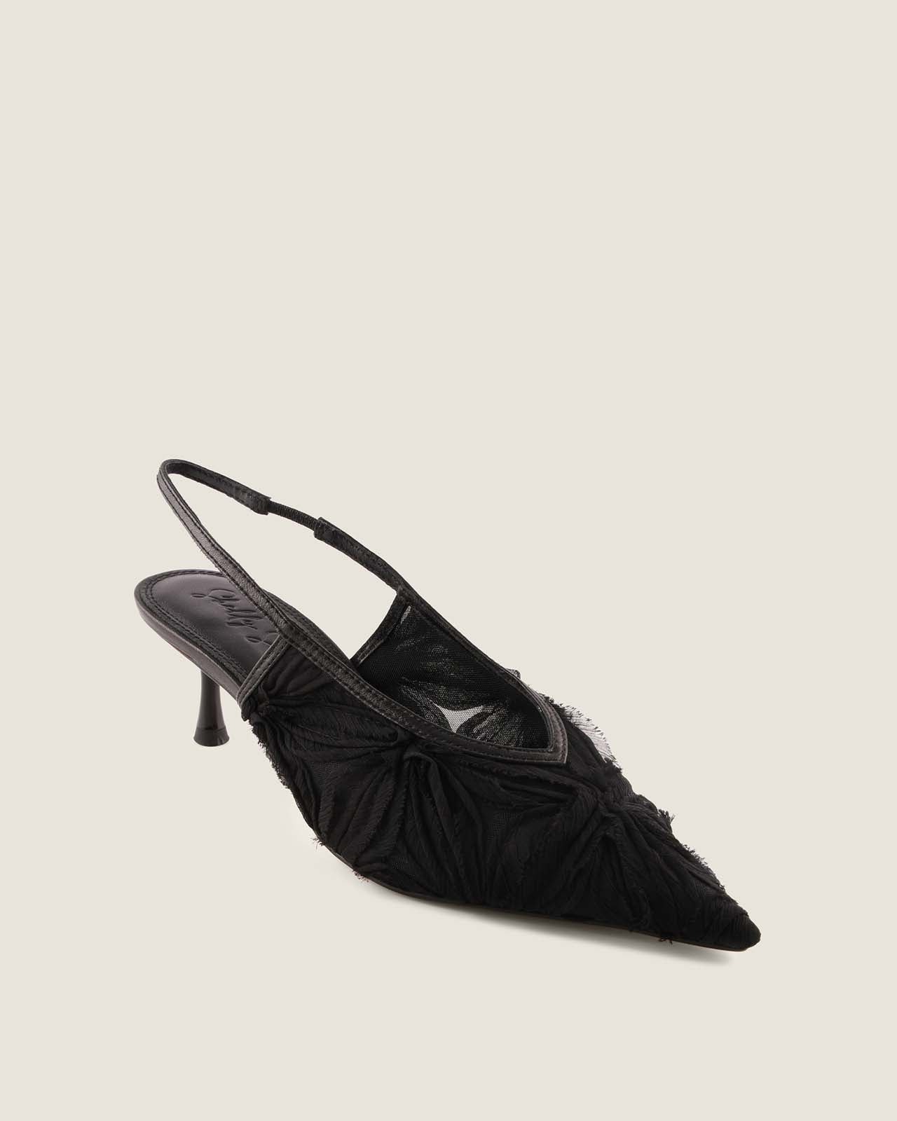 MISHA LOW HEELS BLACK