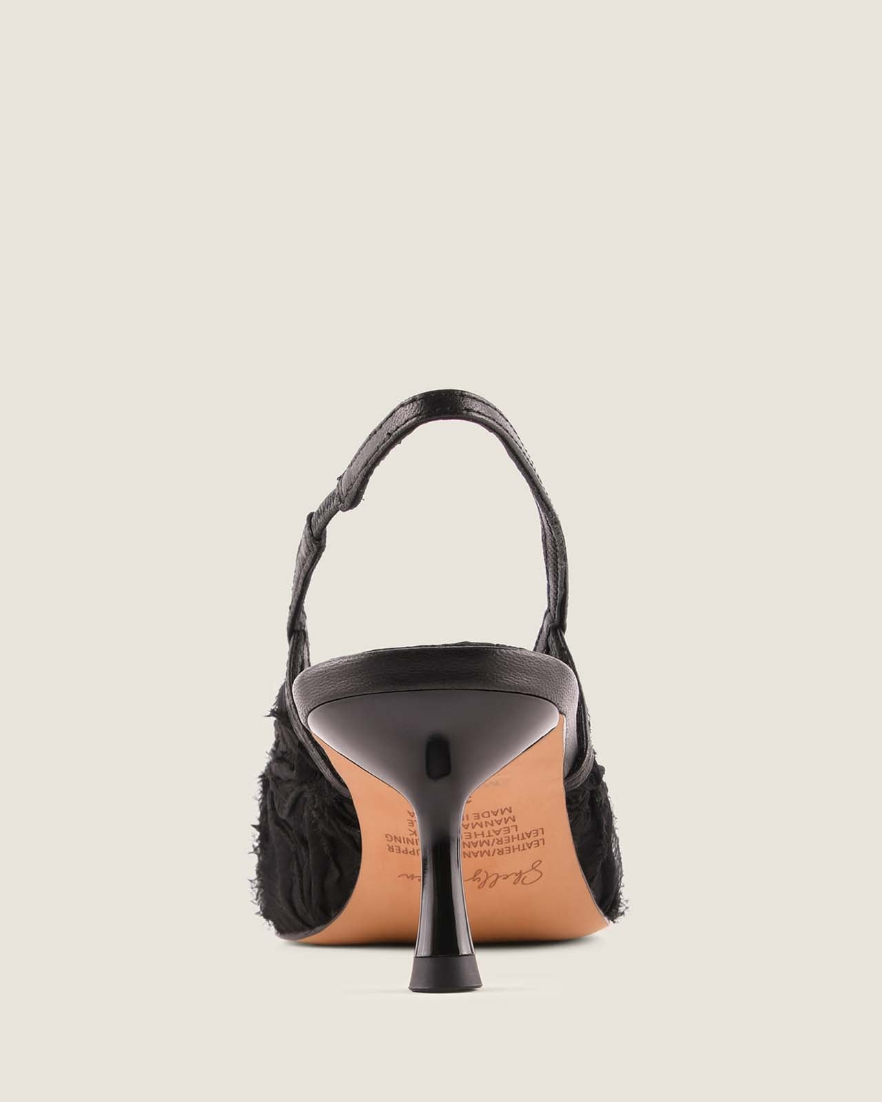 MISHA LOW HEELS BLACK