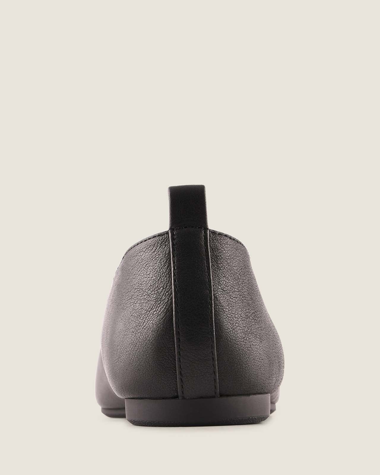 NICO BALLET FLATS BLACK LEATHER