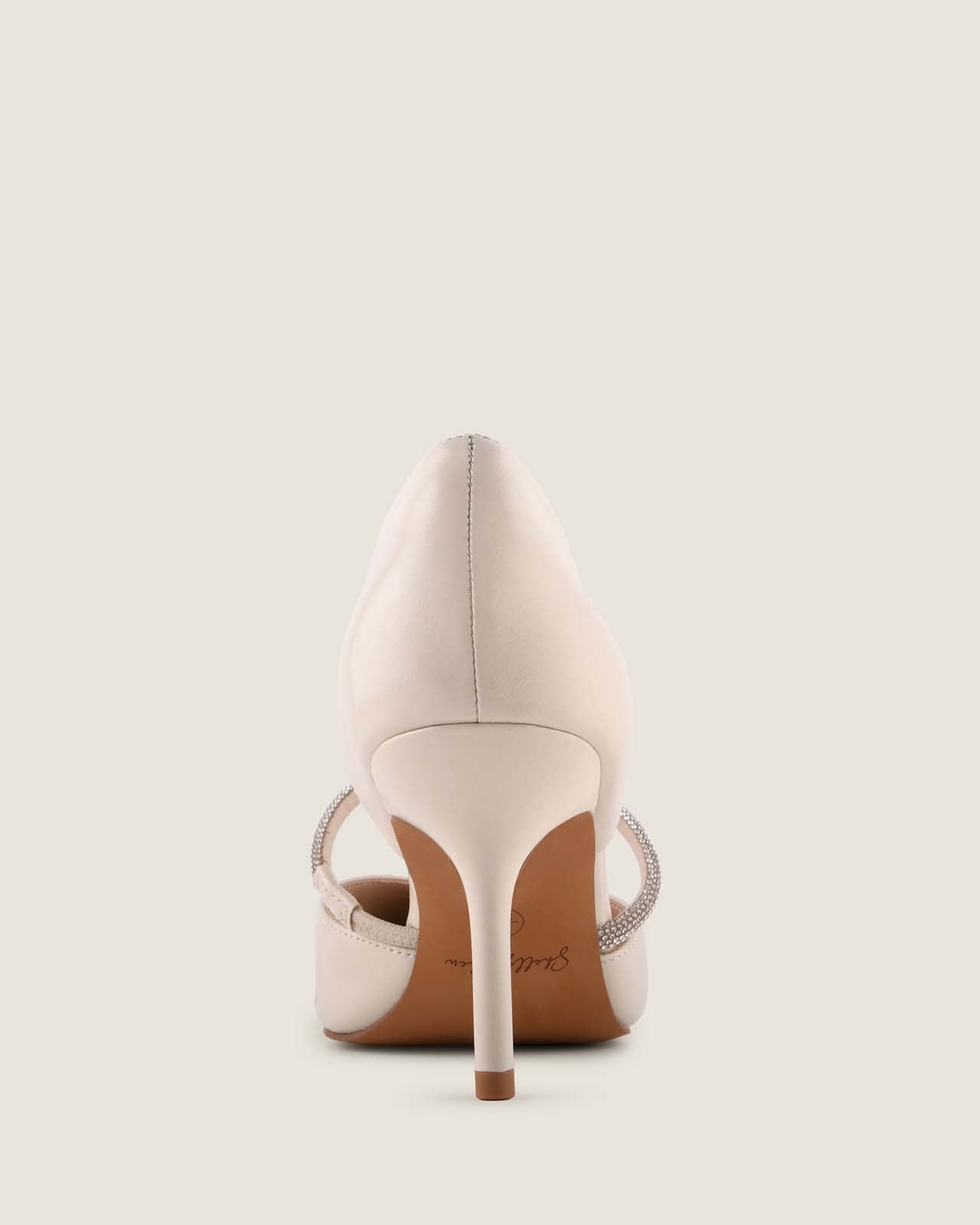 NORMY HIGH HEELS IVORY LEATHER