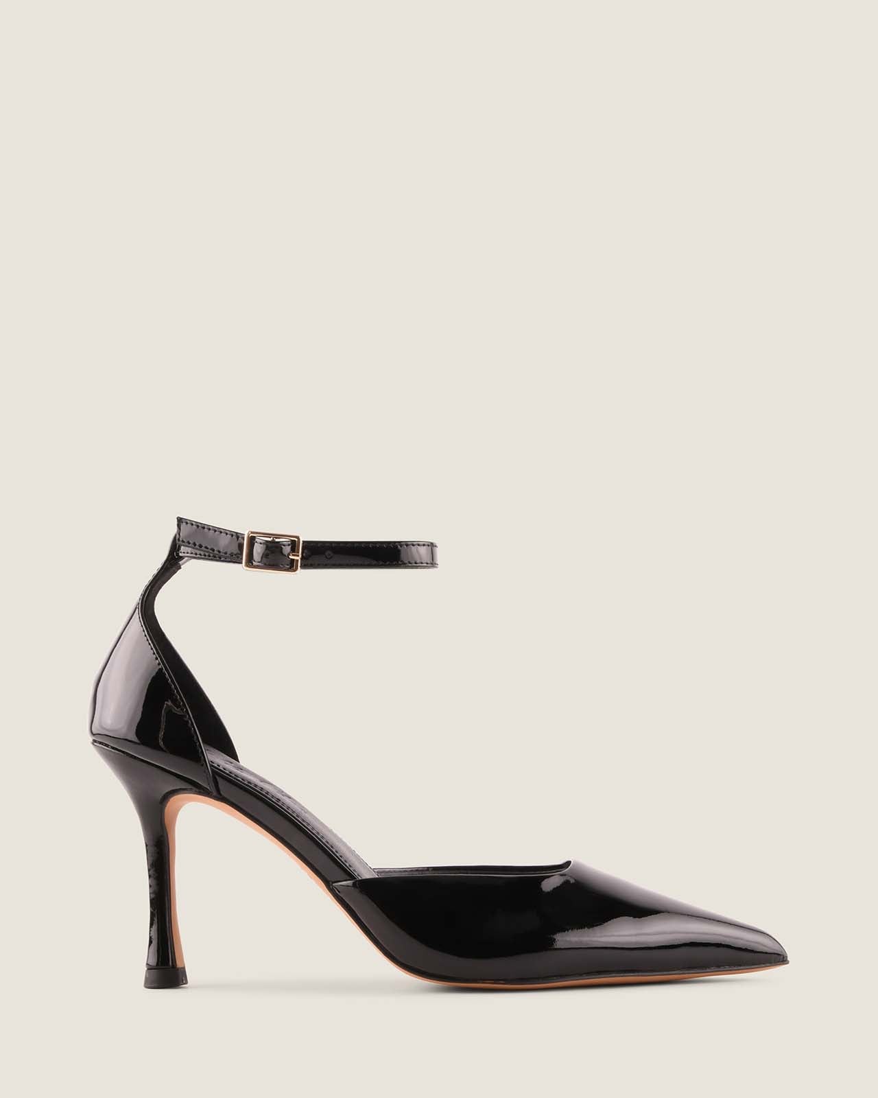 REMY HIGH HEEL PUMPS BLACK PATENT