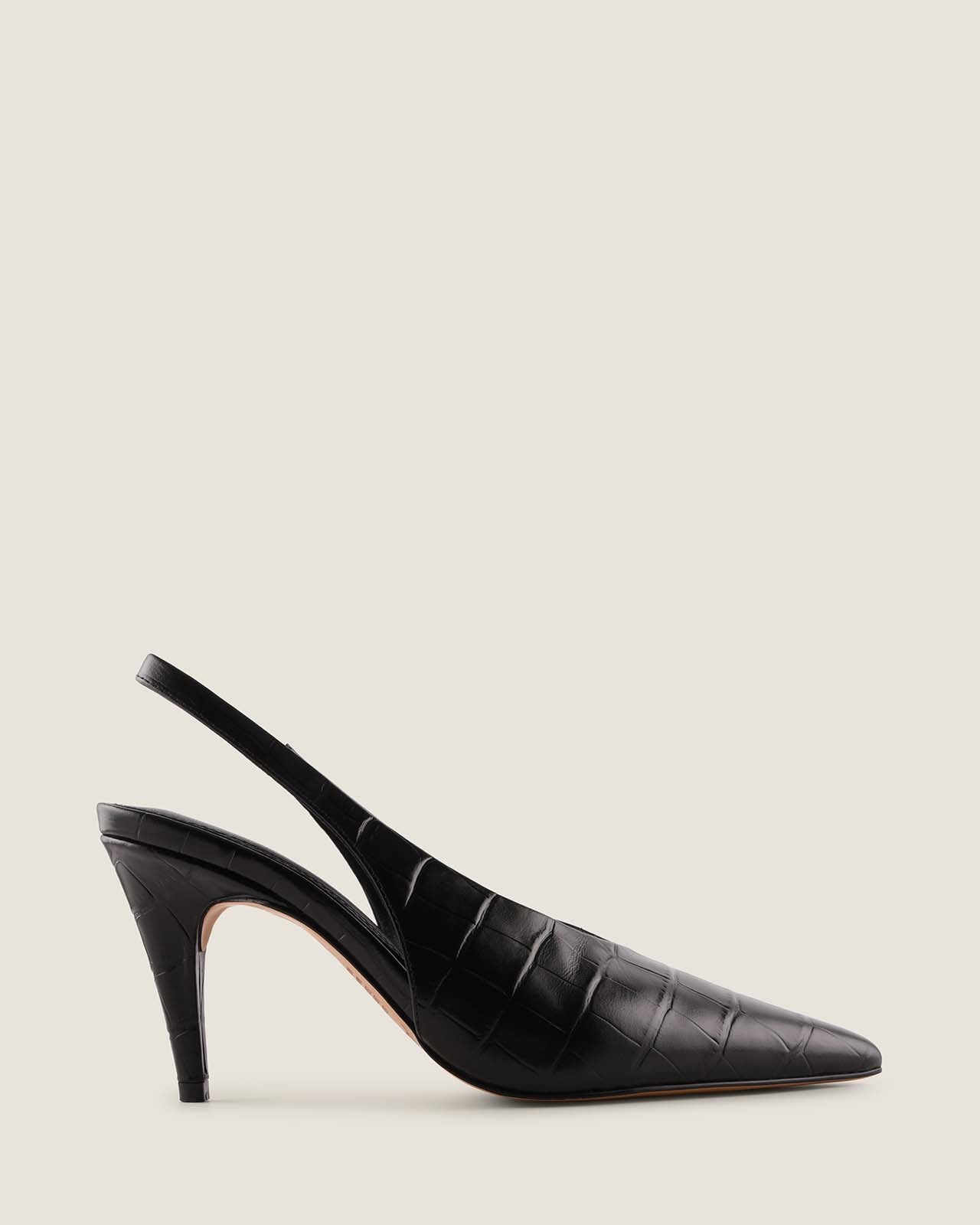 TWYLA HIGH HEELS BLACK CROC