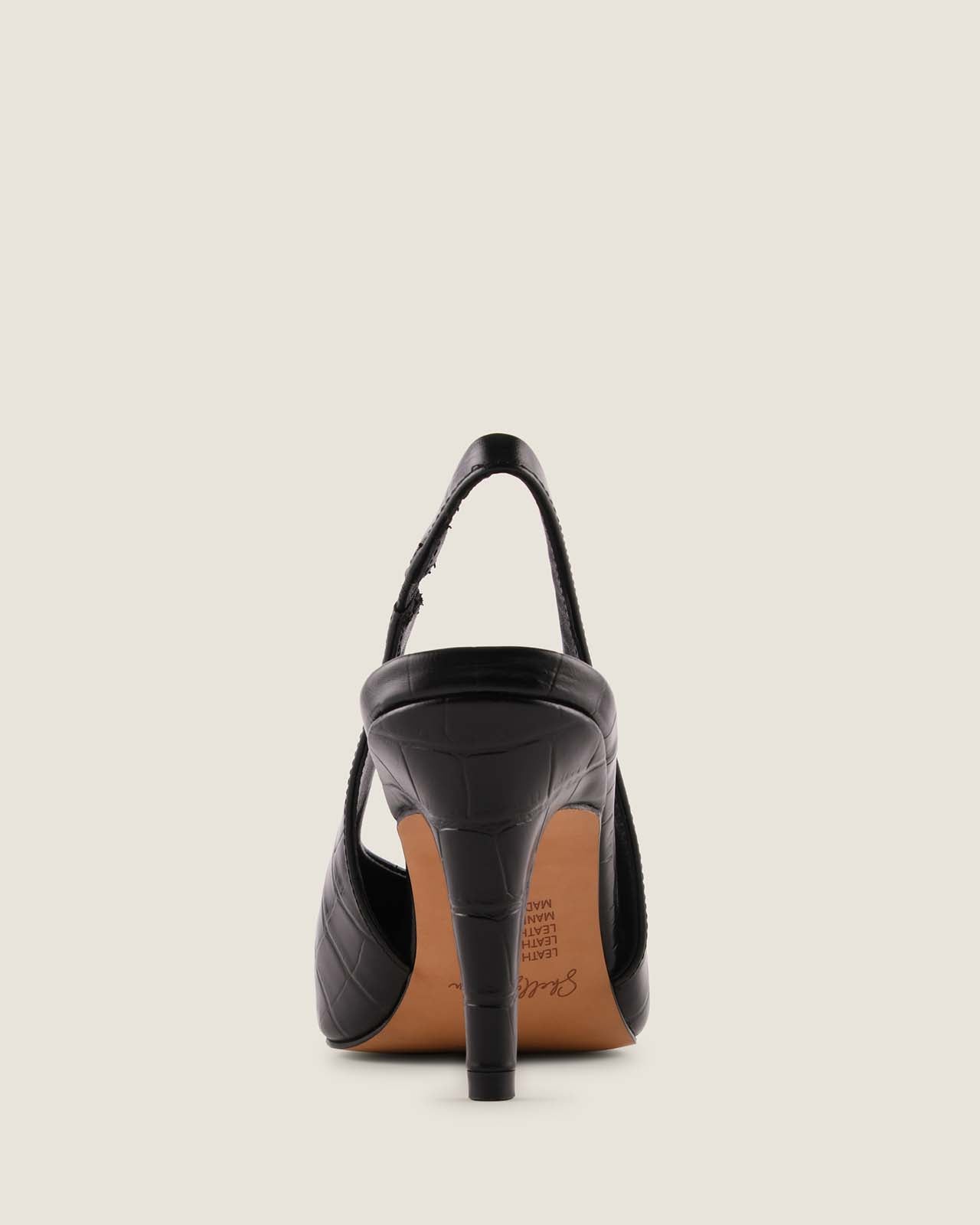 TWYLA HIGH HEELS BLACK CROC